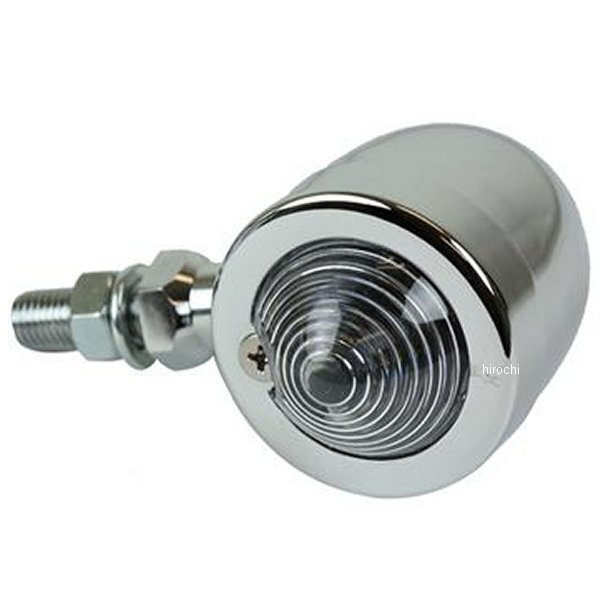 61-73121-02 GOODS グッズ スモールバレットウインカー クローム/クリアレンズ
