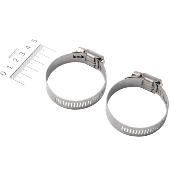 61-837 ガッツクローム ステンレスクランプ バンテージ固定用 38-57パイ 2個セット