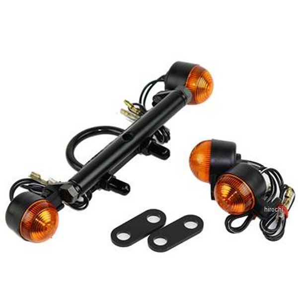 61-89590-SSR GOODS グッズ ダウンマウントウインカーキット ショート スモールラバー SR500、SR400