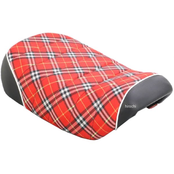 610-1300190 キタコ タックロールシート モンキー125 ホワイトパイピング チェック柄