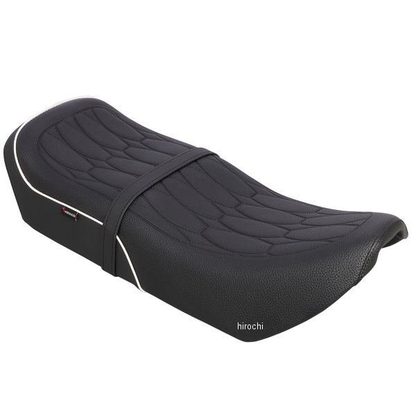 610-1320180 キタコ KITACO カスタムシート タイプ2 ホワイトパイピング DAX125