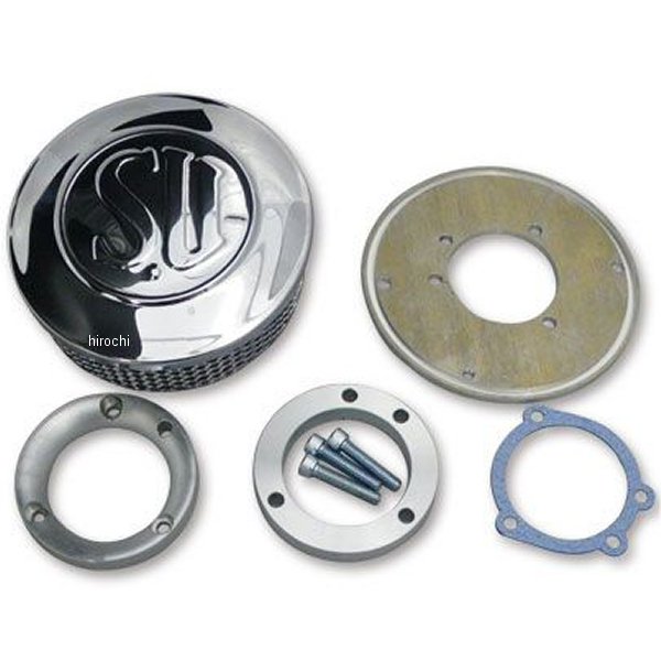 6100-0016 ガッツクローム SUエアクリーナー 薄型サイズ 純正CVキャブ用