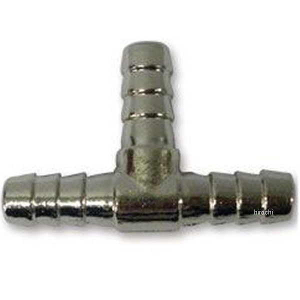 6105-1485 ガッツクローム T型ホース継ぎ手 10mm 3/8ホース用 メッキ