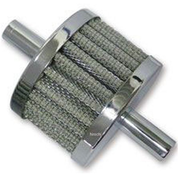 6105-2012 ガッツクローム ブリーザーフィルター 両出し クローム