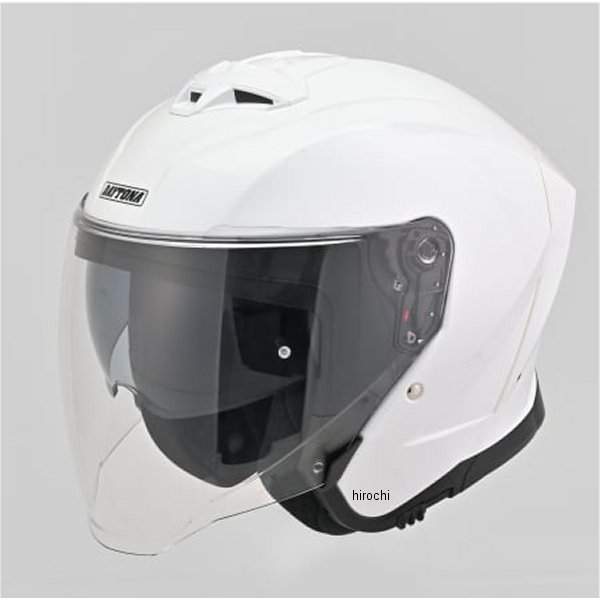 61075-dy DAYTONA デイトナ DN-006SJ ジェットヘルメット ホワイト Mサイズ