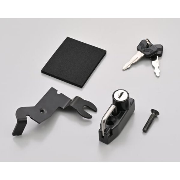 61269 デイトナ ヘルメットロック W230/メグロS1(25)専用 ヘルメットホルダー 鍵タイプ