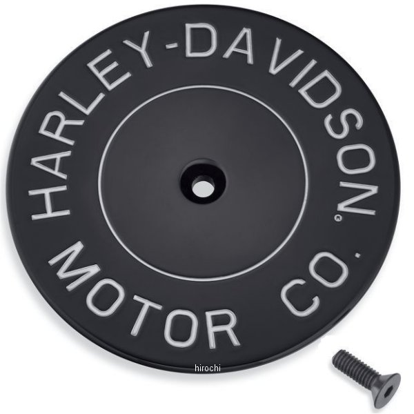 61301005 ハーレー純正 エアクリーナートリム MOTOR CO ロゴ 18年以降 FLDE/FLHC 黒
