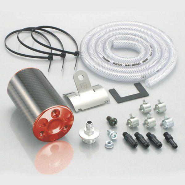 616-1122220 キタコ カーボンオイルキャッチタンク タイプX レッド エイプ50 / エイプ100