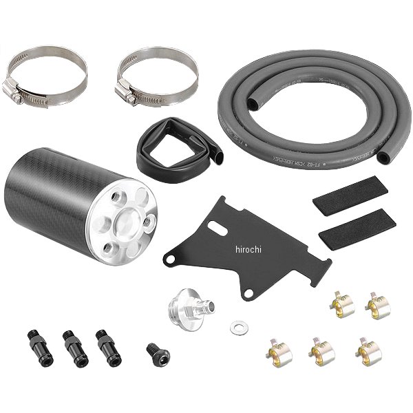 616-1432210 キタコ カーボンオイルキャッチタンク グロム シルバー