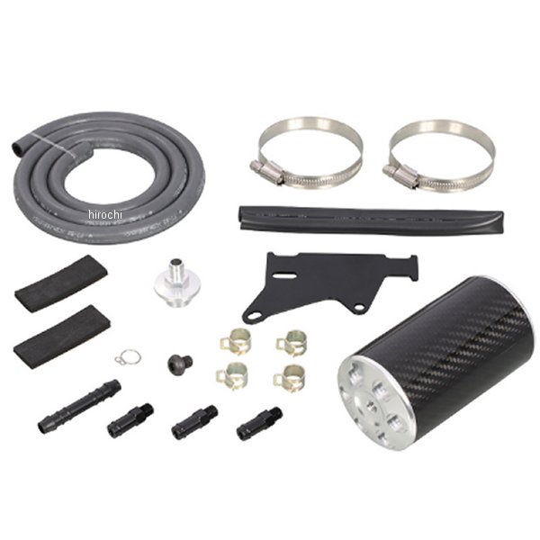 616-1452260 キタコ カーボンオイルキャッチタンクキット 21年以降 モンキー125、グロム シルバー