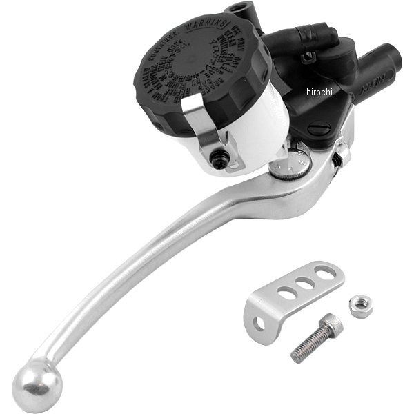 61742 デイトナ ブレーキ マスターシリンダー キット 横型/タンク別体式 1/2インチ 黒/シルバー