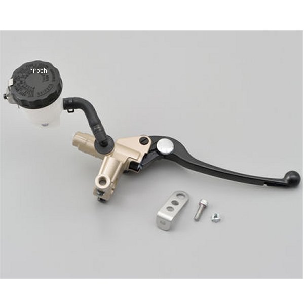 61746 デイトナ ブレーキ マスターシリンダー キット 横型/タンク別体式 5/8インチ ゴールド/黒