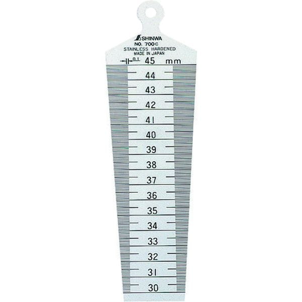 62610 159-1486 シンワ測定(株) シンワ テーパーゲージ700C