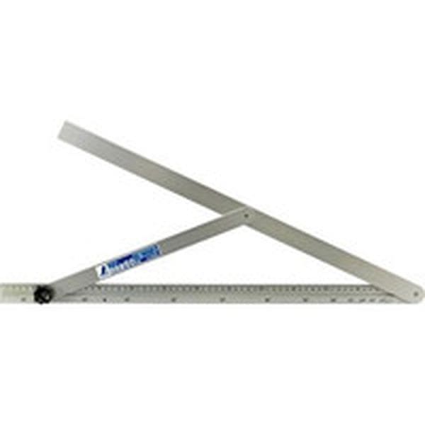 62662 397-9407 シンワ測定(株) シンワ アルミ自由金 60cm 筋交・角度目盛付