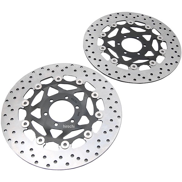 631501 NBS バイクパーツセンター ブレーキディスクローター フロント用 17号 XJR400、FZ400、FZR400 左右セット