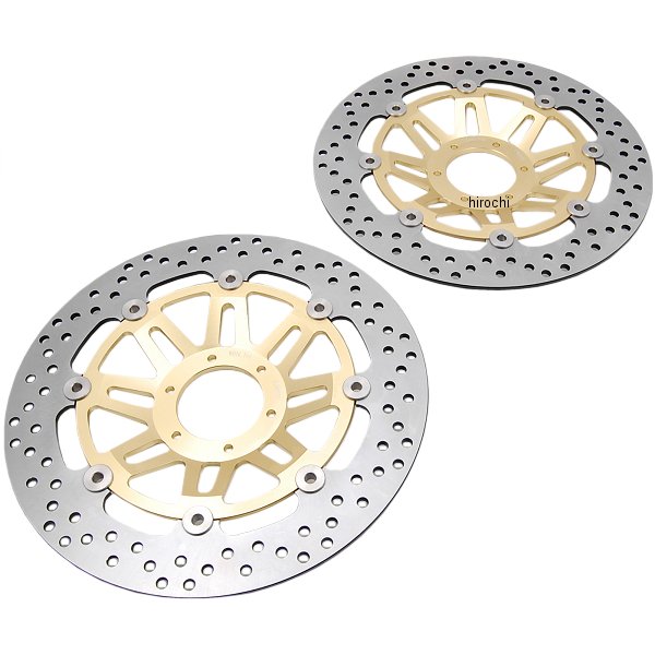 631701 NBS バイクパーツセンター ブレーキディスクローター 19号 フロント用 左右セット 92年-98年 CB400SF(NC31)