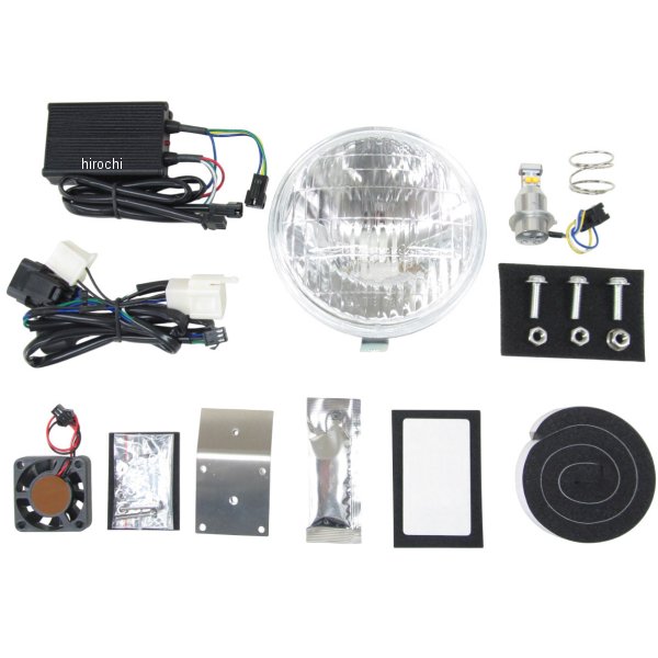 63025-30 プロテック PROTEC LEDクラシカルヘッドライト LBH-H44 3000k 22年以降 スーパーカブ110プロ ハロゲン球色