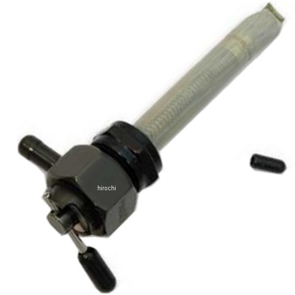 6311-CHBLK ガッツクローム ガソリンコック 22mm(13/16) ヘックスタイプ 黒