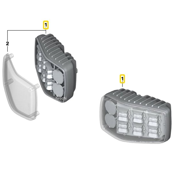 63178548512  BMW純正 緊急灯 LED blau