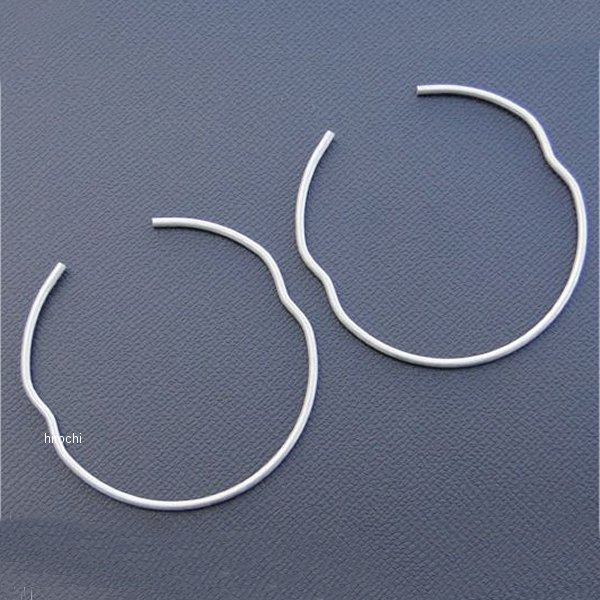 6441 ビーアールシー BRC ステンレスフロントフォークオイルシールストッパーリング 2個 GS400全機種