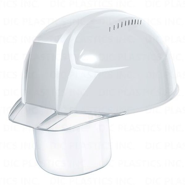 AA23CSVHA8KPWC 超軽量 透明バイザーヘルメット(シールド面付) AA23-CSV KP 白/クリア