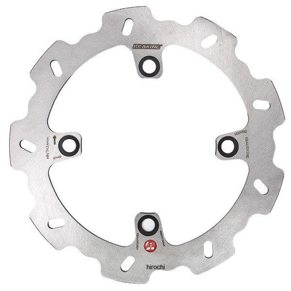 65508 ブレーキング BRAKING HO09RID ディスクローター ウェーブディスク リア専用 ホンダ XR600R 91-99