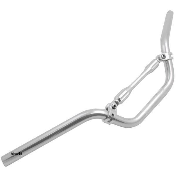 65662 デイトナ ライドバーII（MID） ポリッシュ仕上げ シルバー APE/XRモタード