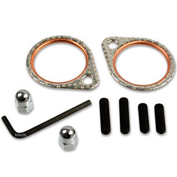 65834-68-KSC1 ガッツクローム エキゾーストガスケットキット Acornナット 66年-84年 ショベル