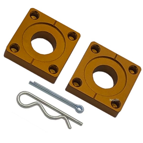 658834 ポッシュ POSH チェーンアジャスタープレート 18年-21年 Z900、Z900RS 金