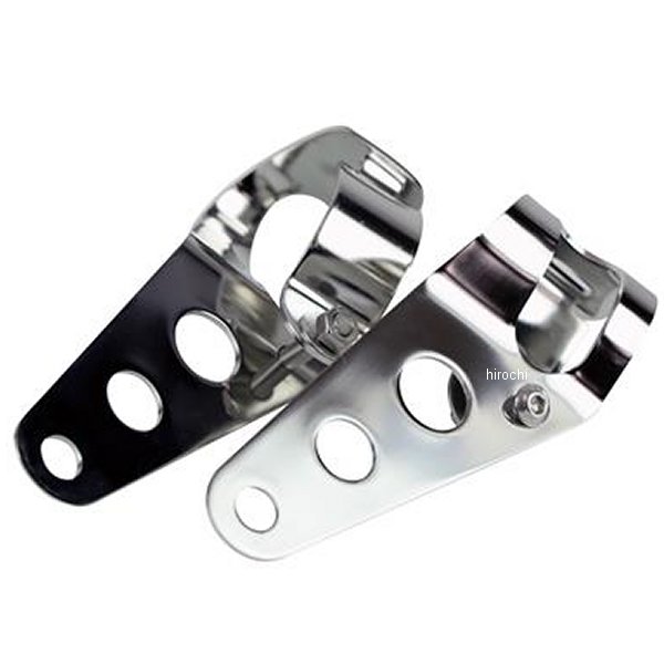 66-35801 GOODS グッズ ドリルドヘッドライトステー ステンレス 32mm-39mm