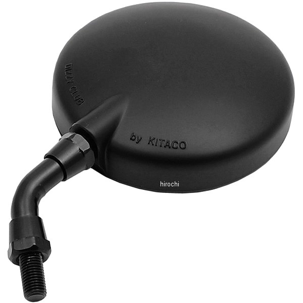 675-0631051 キタコ Z2 ミニミラー ショートステータイプ セイネジ 10mm 黒