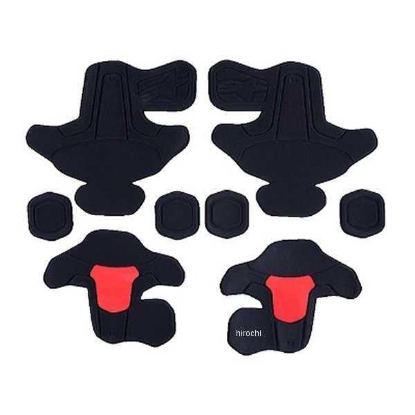 6951025-13-L アルパインスターズ オフロード ニーブレース パーツ フレーム/ヒンジパッドセット 左右セット RK-7 Lサイズ