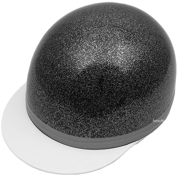 700107 NBS バイクパーツセンター ハーフヘルメット コルク半 ブラックラメ フリーサイズ(57-60cm未満)