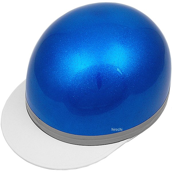 700110 NBS バイクパーツセンター ハーフヘルメット コルク半 ブルーラメ フリーサイズ(57-60cm未満)