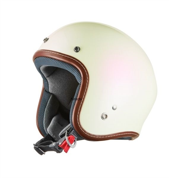 7022 NBS バイクパーツセンター KC-310L-NEO ジェットヘルメット M マジョーラホワイトピンク