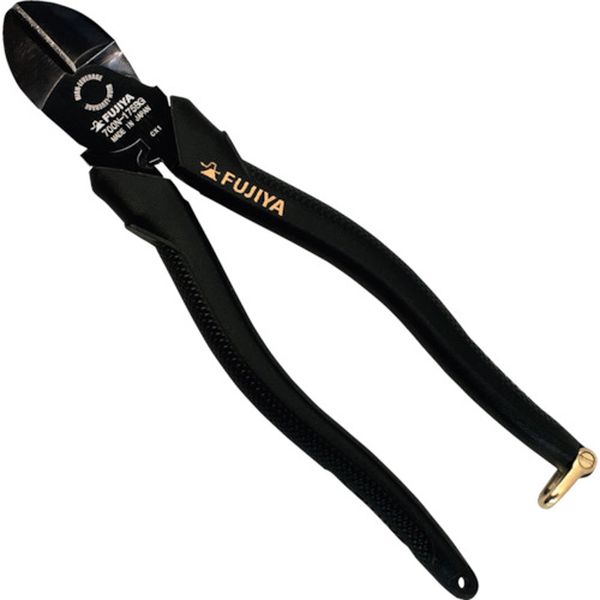 700N175BG 120-7055 フジ矢(株) フジ矢 偏芯強力ニッパ(黒金・圧着機能付)