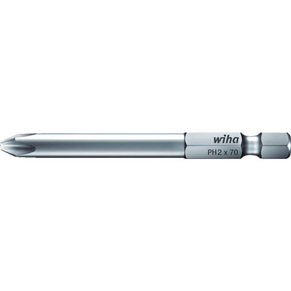 70410290 wiha社 wiha プロフェッショナル1/4 プラスビットE63型 刃先2 全長90mm