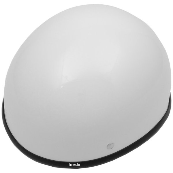 7111 NBS バイクパーツセンター ハーフヘルメット ダックテール 白 フリーサイズ(57-60cm未満)