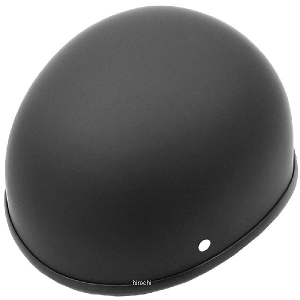 7117 NBS バイクパーツセンター ハーフヘルメット ダックテール マットブラック フリーサイズ(57-60cm未満)