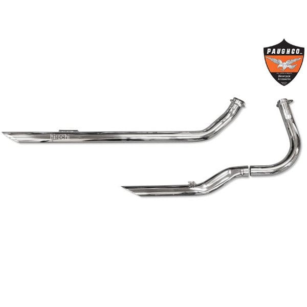 713D40 ガッツクローム PAUGHCO アーリーショベル用 3ピース 40"ショットガンドラッグパイプマフラー