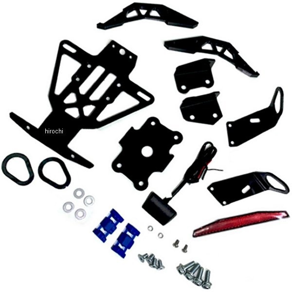 71513 Gクラフト ギルドデザイン アルミビレットフェンダーレスキット 14年以降 MT-07 シルバー