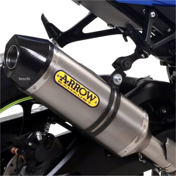 71855PK-R1000R アロー ARROW スリップオンマフラー HOMOLOGATED RACE TECH 17年-22年 GSX-R1000R チタン/カーボンエンド