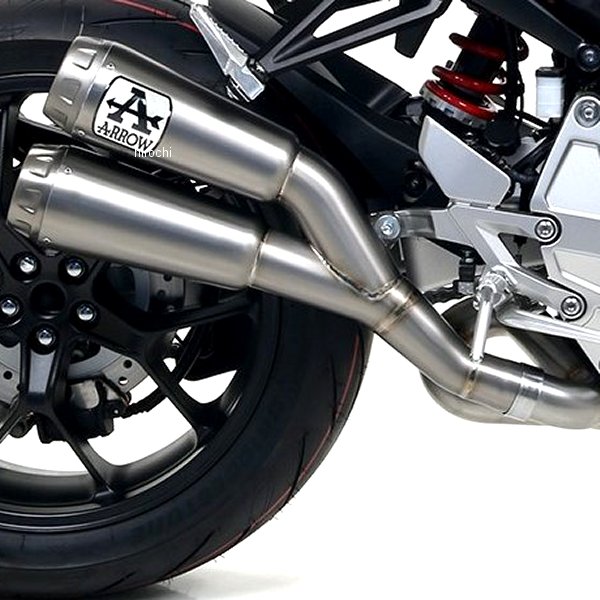 71885PR アロー ARROW スリップオンマフラー PRO RACE デュアル 18年-20年 CB1000R チタン/チタンエンド