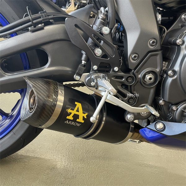 71930AKN-71758MI-R7 アロー ARROW フルシステム Thunder 22年 YZF-R7 アルミダーク/カーボンエンド