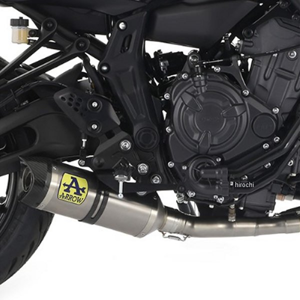 71930PK+71758MI-R7 アロー ARROW フルエキゾーストマフラー Thunder 22年 YZF-R7 チタン/カーボンエンド