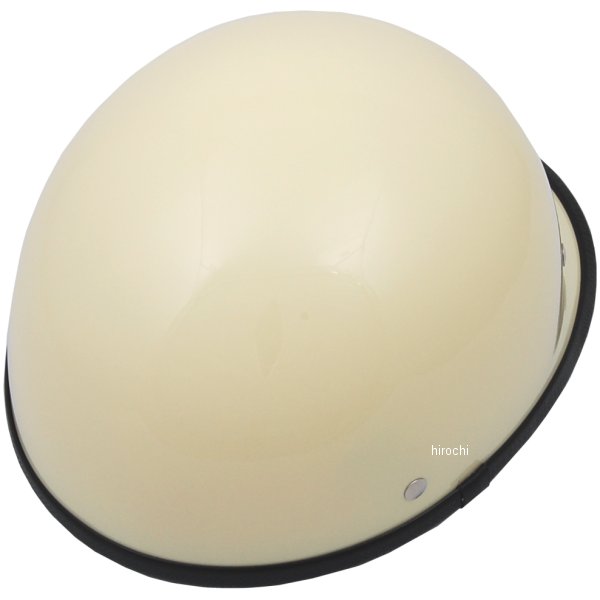 722202 NBS バイクパーツセンター ハーフヘルメット ダックテール (ロング) アイボリー 57-60cm