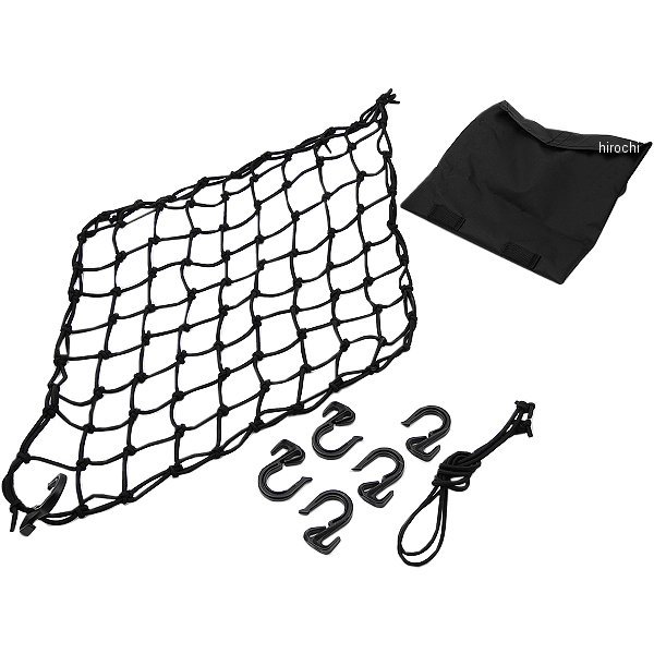 72185 デイトナ ポーチ付ネット＆フック L （黒）