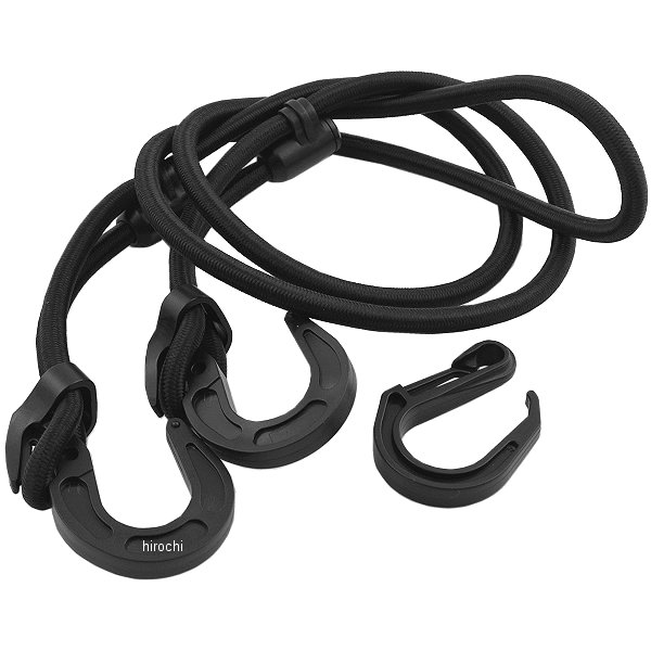 72210 デイトナ ストレッチコード＆フック 1500mm 黒