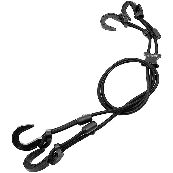 72219 デイトナ ストレッチコード＆フック エックスタイプ 1000mmx2 黒