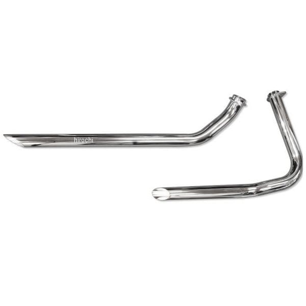 724D34 ガッツクローム PAUGHCO アーリーショベル用 34"ショットガンドラッグパイプマフラー